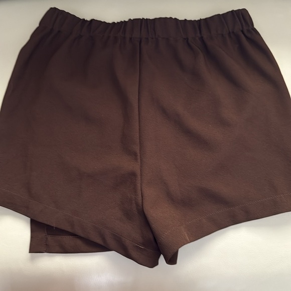 Indigo Rising Elegant Brown Women's Skort - Picture 3 of 8
